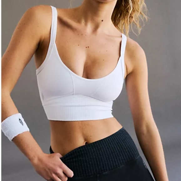Free People Other - NEW FP Movement Scoop Neck Good Karma Bra in White Size XS/S